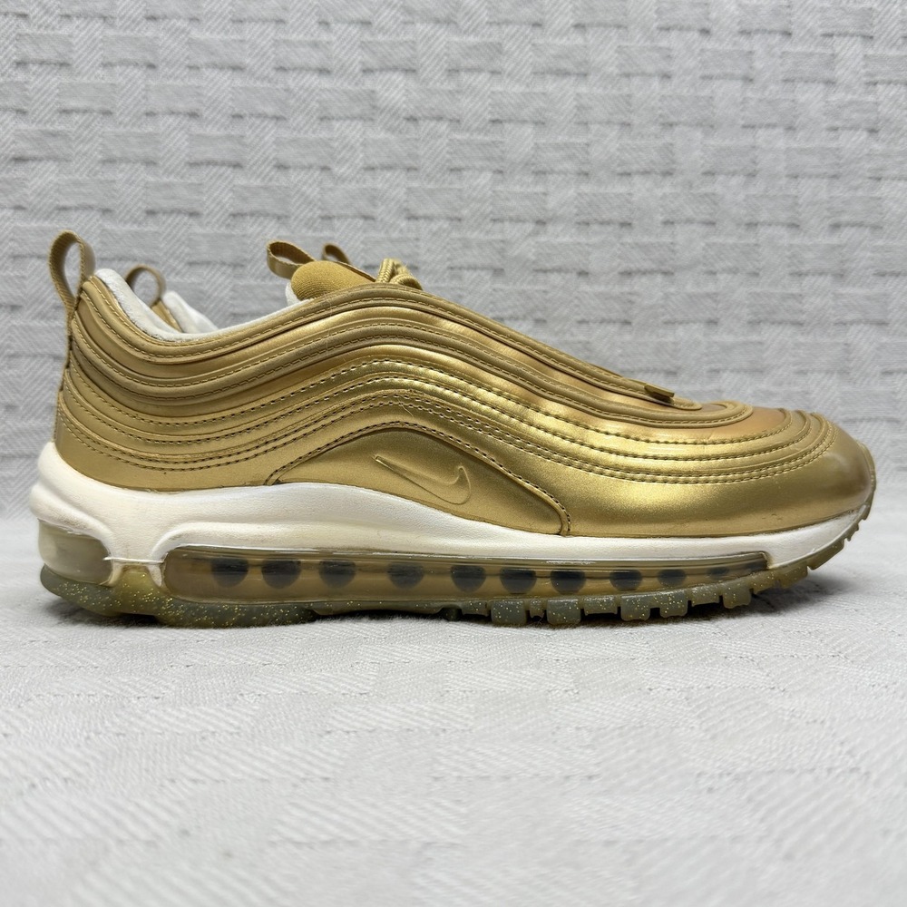 Nike Air Max 97 LX Metallic Gold Women's Size 8 CJ0625-700